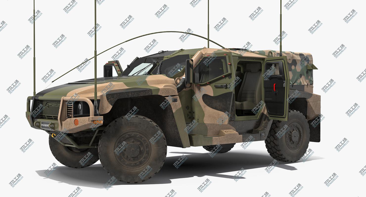 images/goods_img/20210313/3D High Mobility Protected Vehicle Hawkei PMV 4x4 Camo 3D Model model/4.jpg